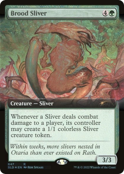 Brood Sliver (Extended Art), Secret Lair Drop Series 647