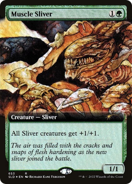 Muscle Sliver (Extended Art), Secret Lair Drop Series 653