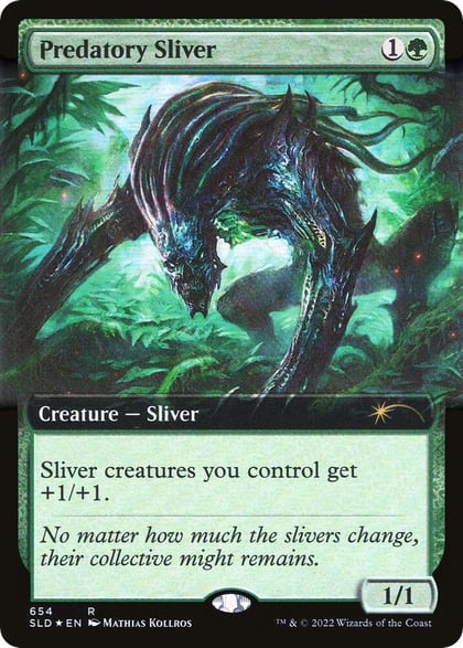 Predatory Sliver (Extended Art), Secret Lair Drop Series 654