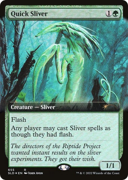 Quick Sliver (Extended Art), Secret Lair Drop Series 655