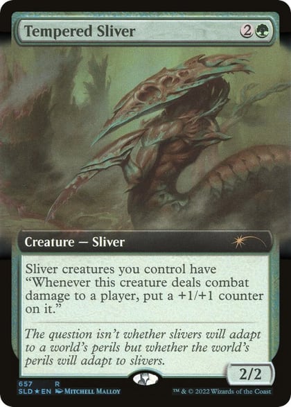 Tempered Sliver (Extended Art), Secret Lair Drop Series 657