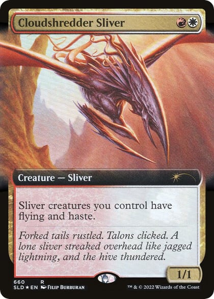 Cloudshredder Sliver (Extended Art), Secret Lair Drop Series 660
