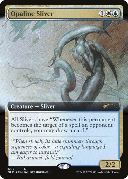 Opaline Sliver (Extended Art), Secret Lair Drop Series 667