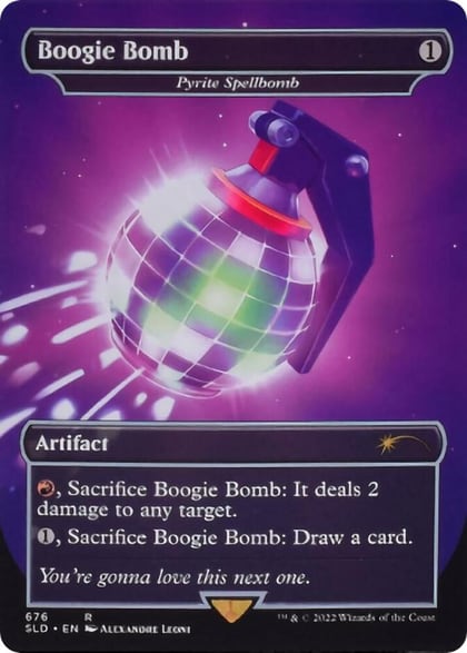 Boogie Bomb - Pyrite Spellbomb, Secret Lair Drop Series 676