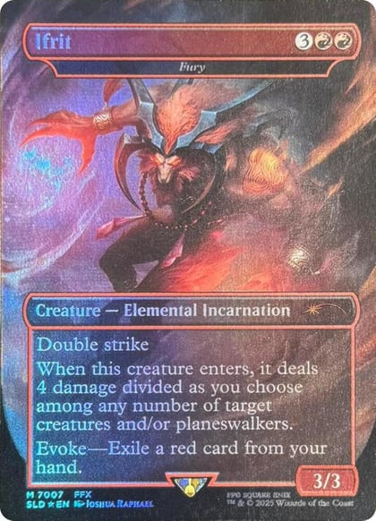 Ifrit - Fury (Rainbow Foil), Secret Lair Drop Series 7007