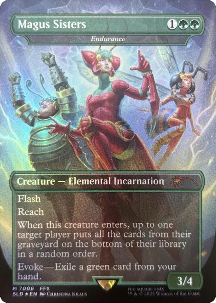 Magus Sisters - Endurance (Rainbow Foil), Secret Lair Drop Series 7008