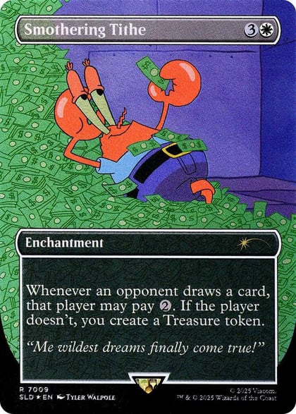 Smothering Tithe (7009) (Rainbow Foil), Secret Lair Drop Series 7009