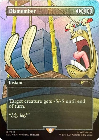 Dismember (7011) (Rainbow Foil), Secret Lair Drop Series 7011