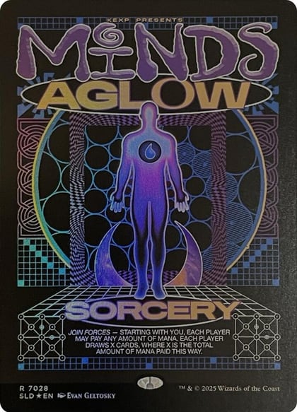 Minds Aglow (Rainbow Foil), Secret Lair Drop Series 7028