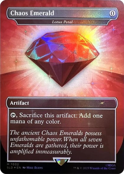 Chaos Emerald - Lotus Petal (7032), Secret Lair Drop Series 7032