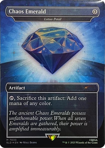Chaos Emerald - Lotus Petal (7033), Secret Lair Drop Series 7033