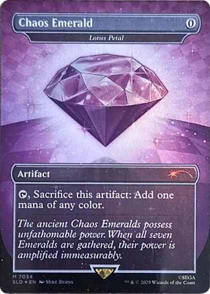 Chaos Emerald - Lotus Petal (7034), Secret Lair Drop Series 7034