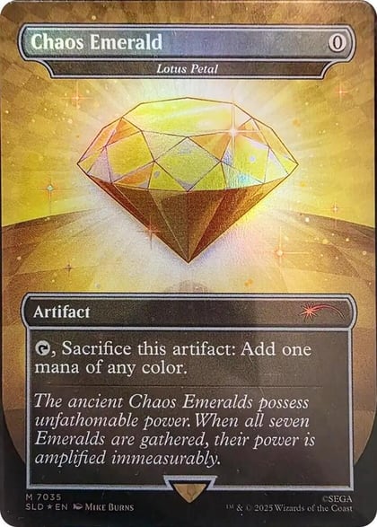 Chaos Emerald - Lotus Petal (7035), Secret Lair Drop Series 7035