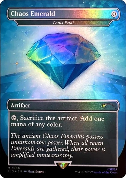 Chaos Emerald - Lotus Petal (7036), Secret Lair Drop Series 7036