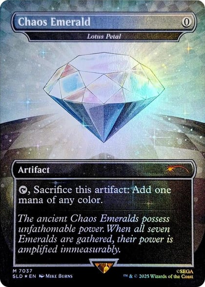 Chaos Emerald - Lotus Petal (7037), Secret Lair Drop Series 7037