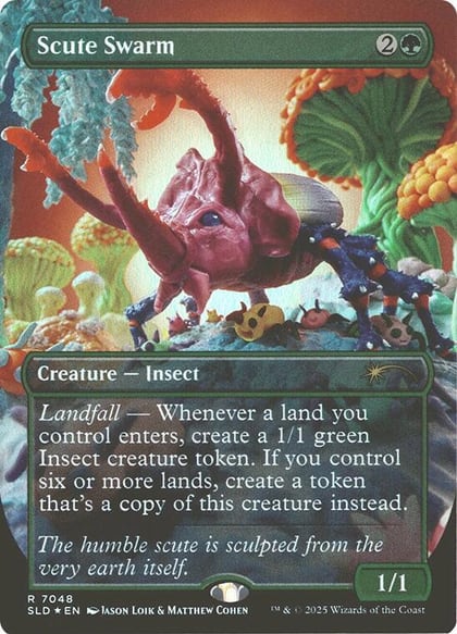 Scute Swarm (Rainbow Foil), Secret Lair Drop Series 7048