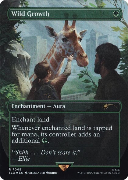 Wild Growth (Rainbow Foil), Secret Lair Drop Series 7049
