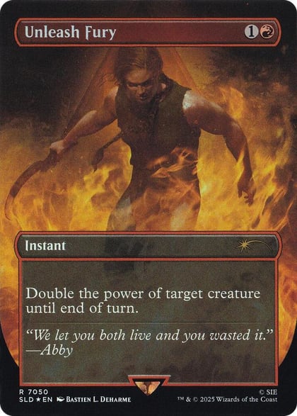 Unleash Fury (Rainbow Foil), Secret Lair Drop Series 7050