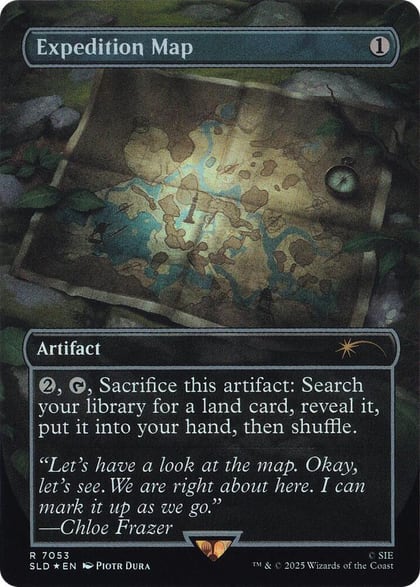 Expedition Map (Rainbow Foil), Secret Lair Drop Series 7053