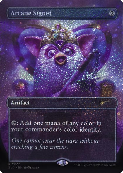 Arcane Signet (7068) (Confetti Foil), Secret Lair Drop Series 7068