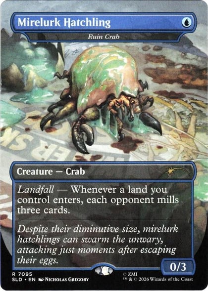 Mirelurk Hatchling - Ruin Crab, Secret Lair Drop Series 7095