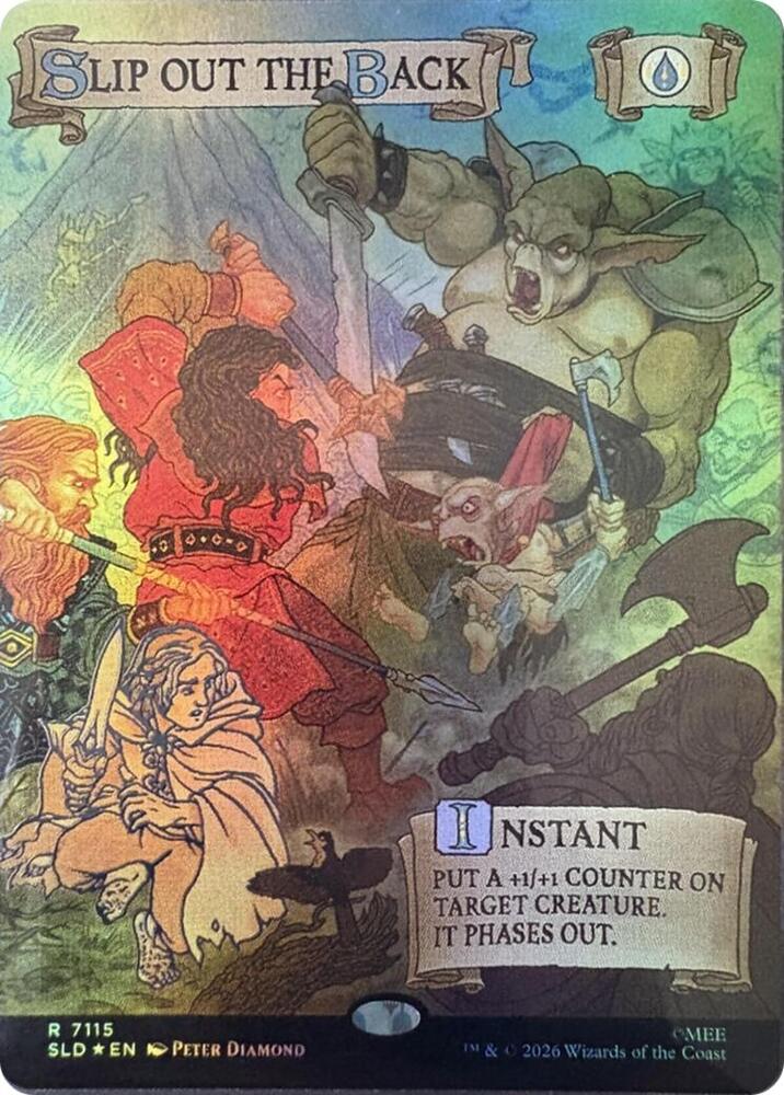 Slip Out the Back (Out Of Sight Foil), Secret Lair Drop Series 7115