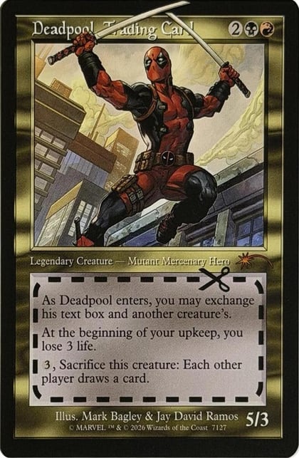 Deadpool, Trading Card (7127), Secret Lair Drop Series 7127