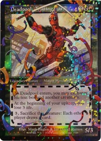 Deadpool, Trading Card (7129) (Pool Party Foil), Secret Lair Drop Series 7129