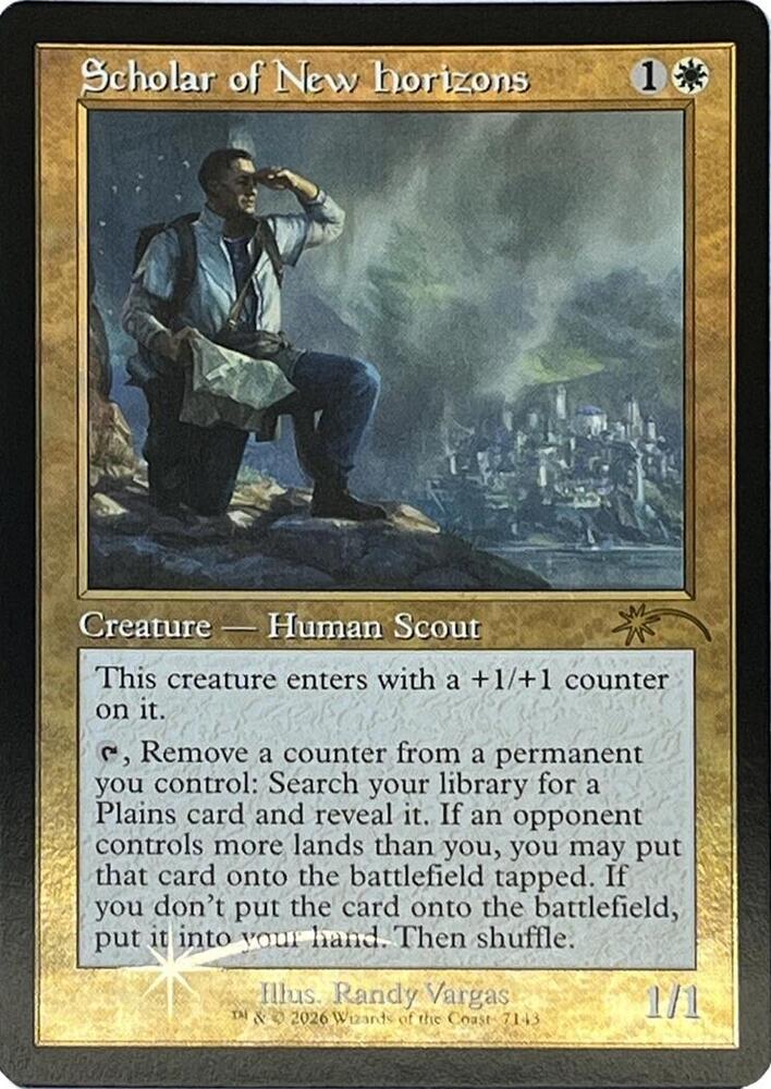 Scholar of New Horizons (Retro Frame), Secret Lair Drop Series 7143