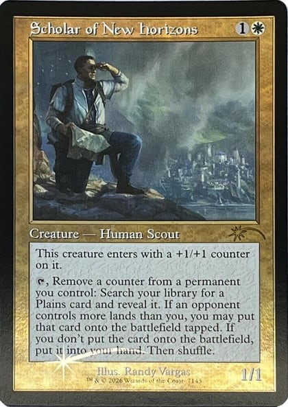 Scholar of New Horizons (Retro Frame), Secret Lair Drop Series 7143