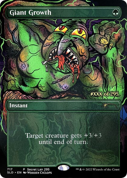Giant Growth (Serial Numbered), Secret Lair Drop Series 717