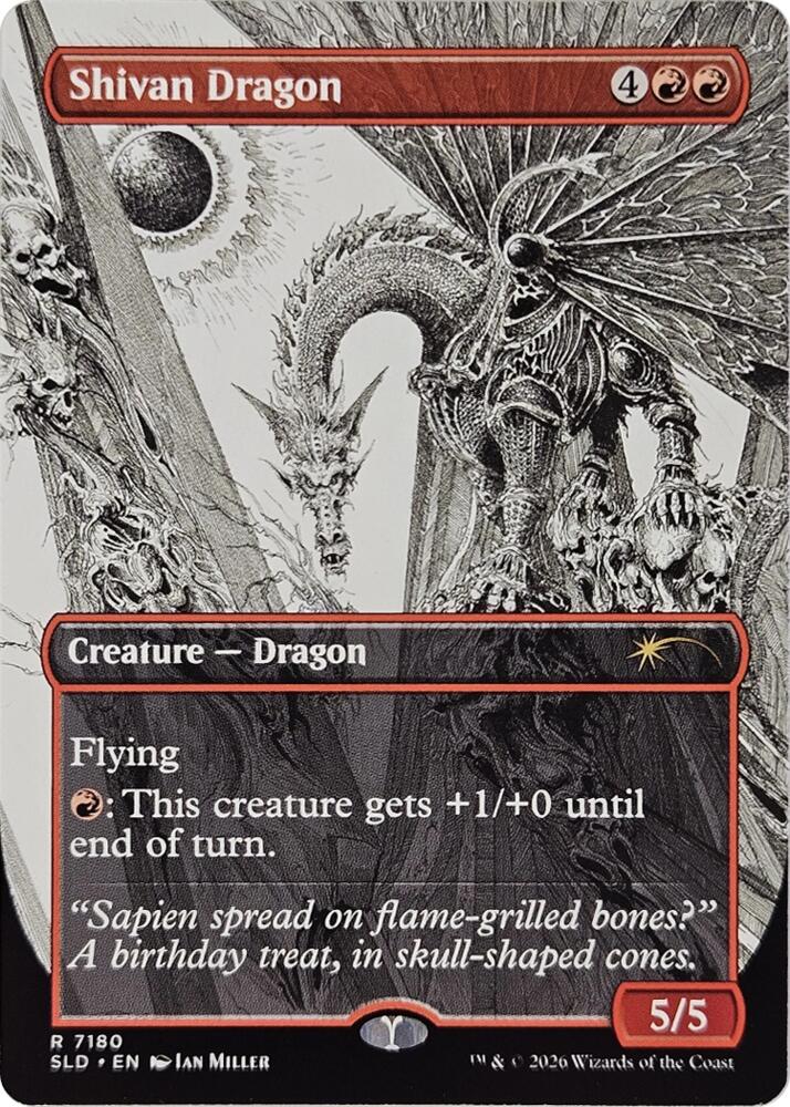 Shivan Dragon (7180), Secret Lair Drop Series 7180