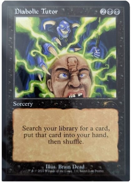 Diabolic Tutor (721), Secret Lair Drop Series 721