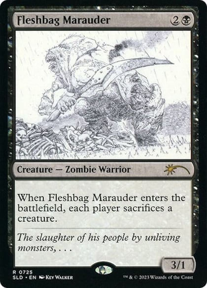 Fleshbag Marauder (00725) (Sketch Showcase), Secret Lair Drop Series 725