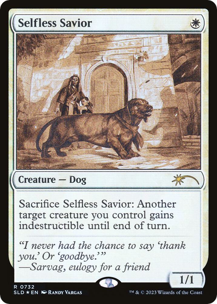 Selfless Savior (Sketch Showcase), Secret Lair Drop Series 732