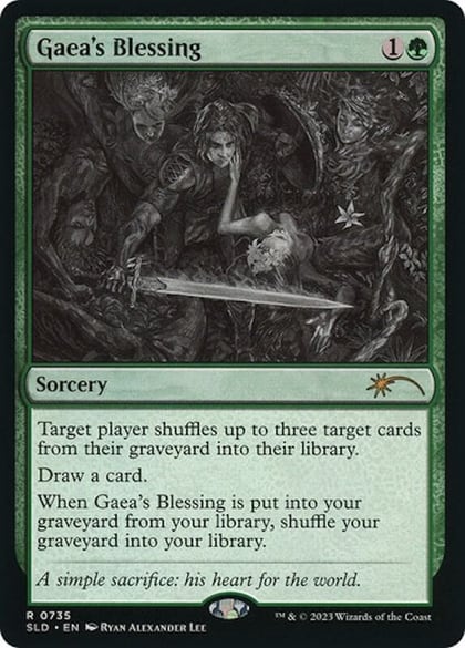 Gaea's Blessing (Sketch Showcase), Secret Lair Drop Series 735
