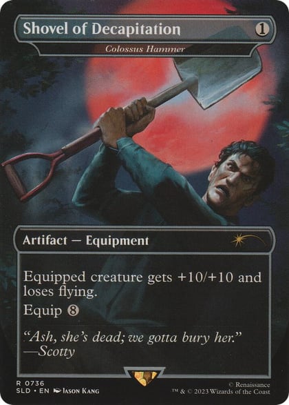 Shovel of Decapitation - Colossus Hammer, Secret Lair Drop Series 736