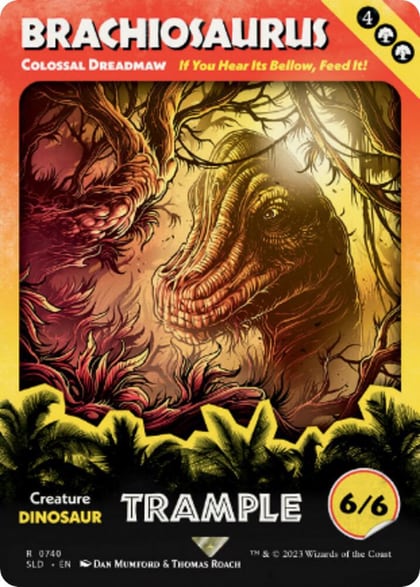 Brachiosaurus - Colossal Dreadmaw, Secret Lair Drop Series 740