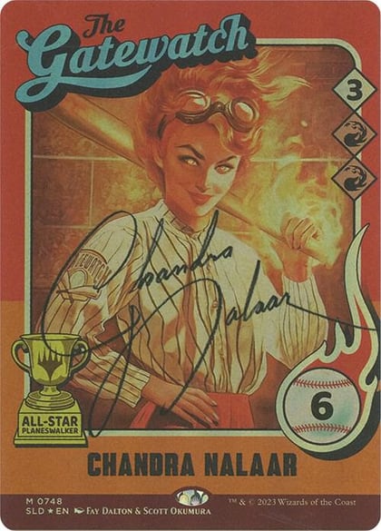 Chandra Nalaar (748) (Autographed), Secret Lair Drop Series 748