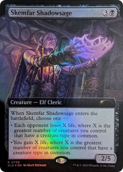 Skemfar Shadowsage (Extended Art), Secret Lair Drop Series 759