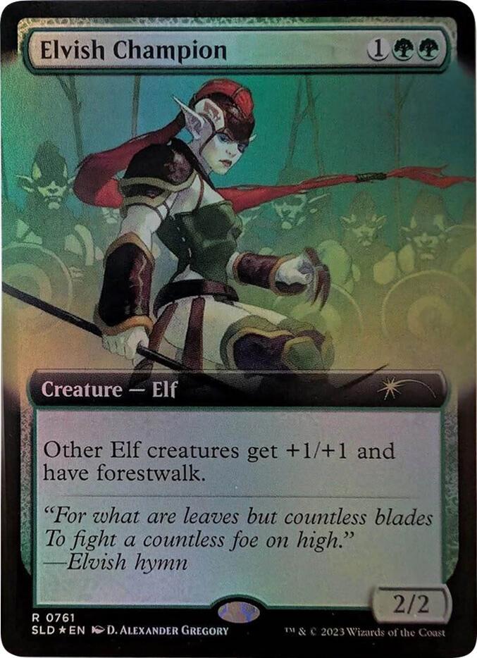 Elvish Champion (Extended Art), Secret Lair Drop Series 761