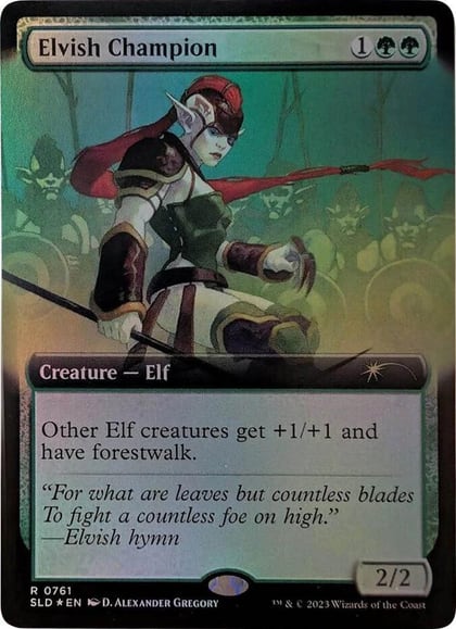 Elvish Champion (Extended Art), Secret Lair Drop Series 761