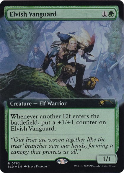 Elvish Vanguard (Extended Art), Secret Lair Drop Series 762
