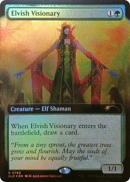 Elvish Visionary (Extended Art), Secret Lair Drop Series 763