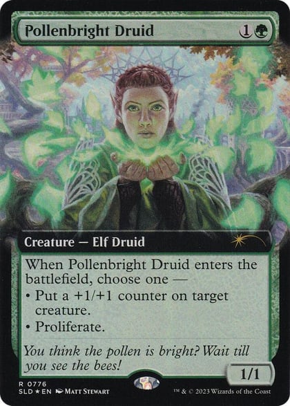 Pollenbright Druid (Extended Art), Secret Lair Drop Series 776