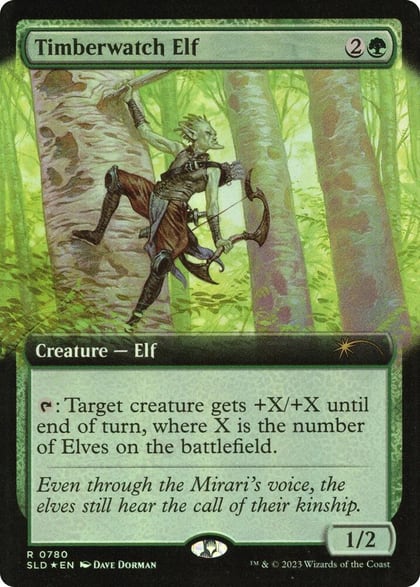 Timberwatch Elf (Extended Art), Secret Lair Drop Series 780