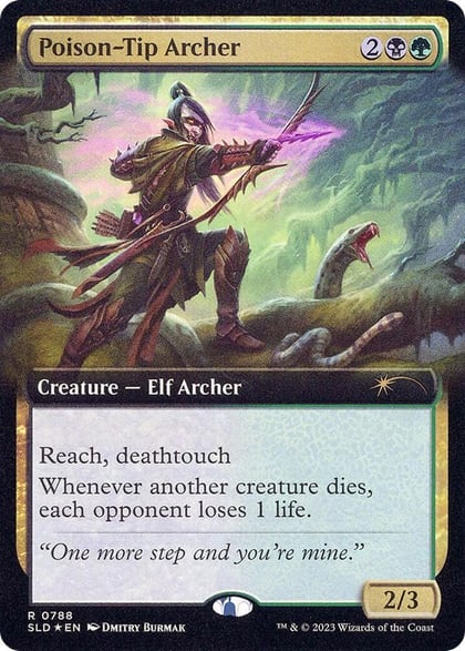 Poison-Tip Archer (Extended Art), Secret Lair Drop Series 788