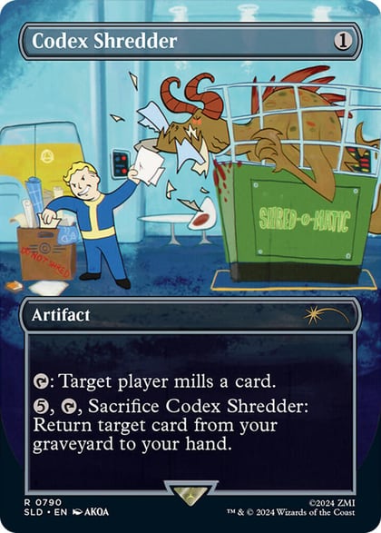 Codex Shredder (Rainbow Foil), Secret Lair Drop Series 790
