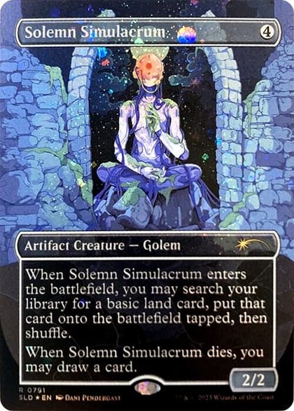 Solemn Simulacrum (0791) (Galaxy Foil), Secret Lair Drop Series 791