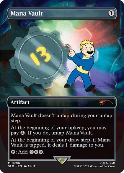 Mana Vault (Rainbow Foil), Secret Lair Drop Series 796